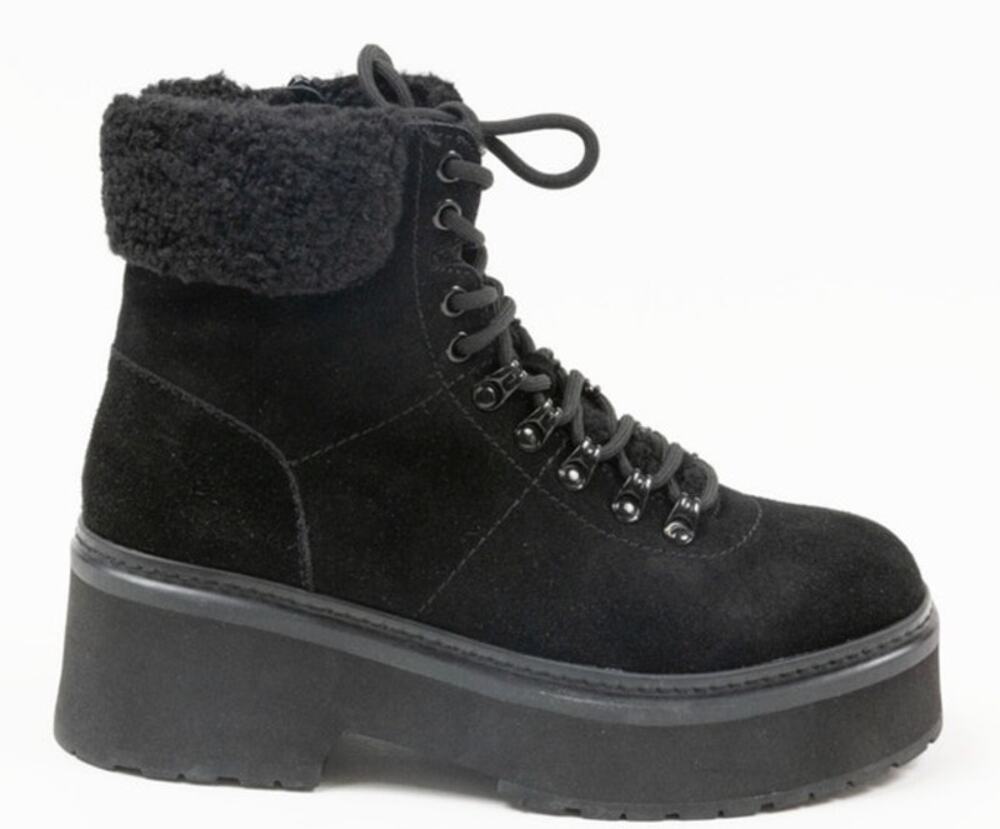 Aqua Women's Thea Lace Up Cold Weather Boots Sz 8M